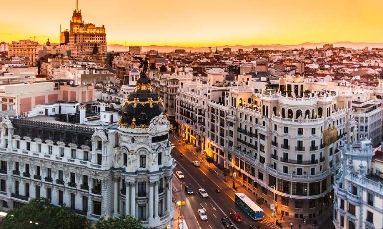 MADRID: The city that never sleeps Madrid, the capital of Spain, is a cosmopolitan city that combines the most modern infrastructures and its status as