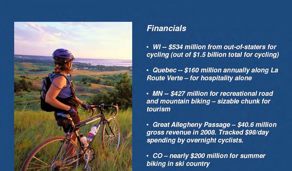 Bike Tourism - Economic Impacts Information