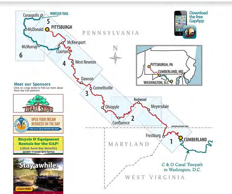 building the Great Allegheny Passage - a 150-mile multi-use trail between