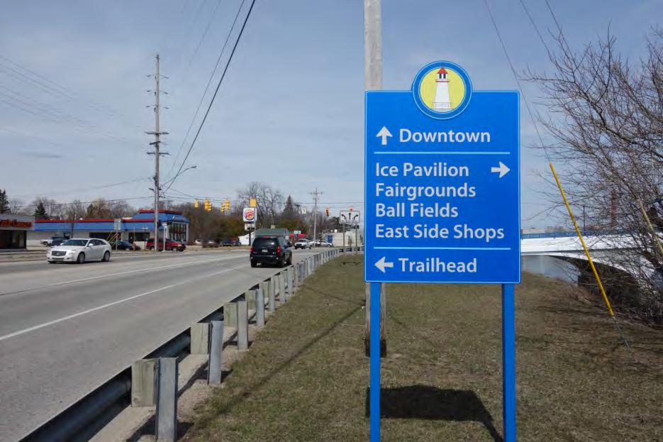 Welcome trail users to your town by making information about the