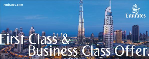 Terms and Conditions Emirates Global First Class and Business Class Offer with MasterCard These terms and conditions govern the booking of your complimentary hotel accommodation.