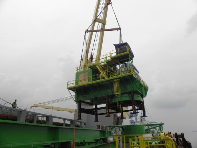 Port of Loading: Port Klang, Malaysia. Port of Discharge: Antwerp, Belgium. Dimensions: Main Deck Assembly L 11.