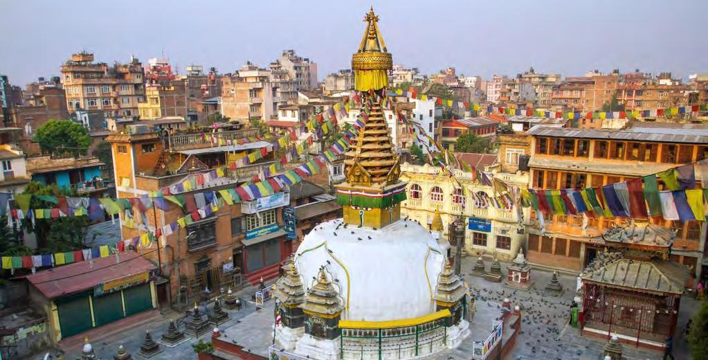 itinerary 1 1: Arrival day. (1,300m/4,264ft) Welcome to Kathmandu the capital city of Nepal. Today is your first day with EverTrek.