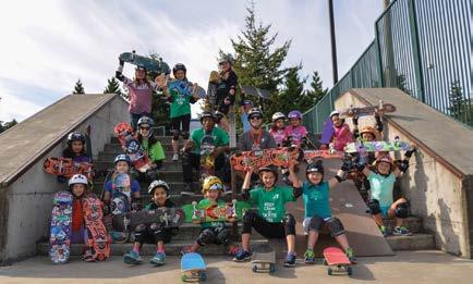 MUKILTEO YMCA SKATEBOARD & SCOOTER CAMP AGE 4 ENTERING GRADE 6 The Mukilteo YMCA Skate Park is the place to rip, roll, and drop in this summer.