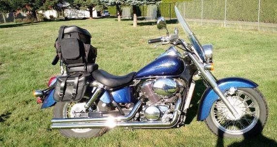 2002 Honda Shadow 750 $3500 10,005 miles Custom paint Custom exhaust Saddle bags & day bag