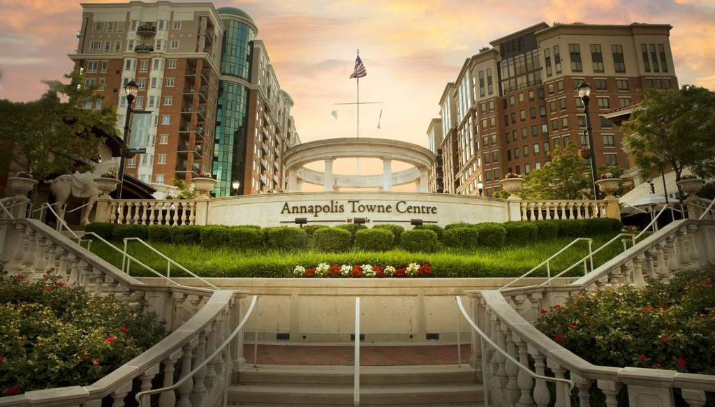 ANNAPOLIS TOWNE CENTRE READY TO EVOLVE 557K SF RETAIL 45K SF CLASS A OFFICE 575 UNITS LUXURY RESIDENTIAL 2M SF TOTAL GLA Trademark was recently hired by PGIM to manage, lease and transform the center