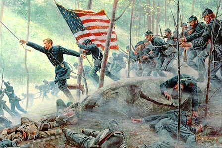 Battle of Gettysburg, by Thure de Thulstrup