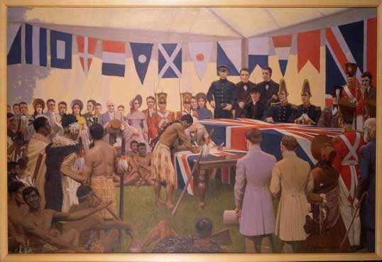 HISTORY Treaty of Waitangi, signed in 1840, gave sovereignty over New Zealand to the Queen of England and brought protection to the Maoris. The treaty was written in English and in Maori.