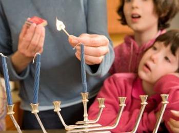 the menorah make sure it is intended to be lit and not for decorative purposes only Never leave a lit menorah unattended