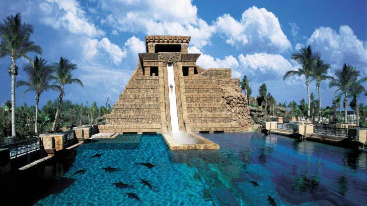 Day 6 (B & D) After breakfast you will visit Atlantis Aqua Venture Water Park & Lost Chamber Aquarium Combo. Atlantis Aqua venture Water Park - Enjoy the thrill of jumping into the No.