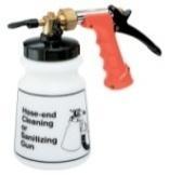 COMMERCIAL HOSE END SPRAYERS Ideal for cleaning, degreasing or disinfecting when a foam is desired to increase surface contact time.