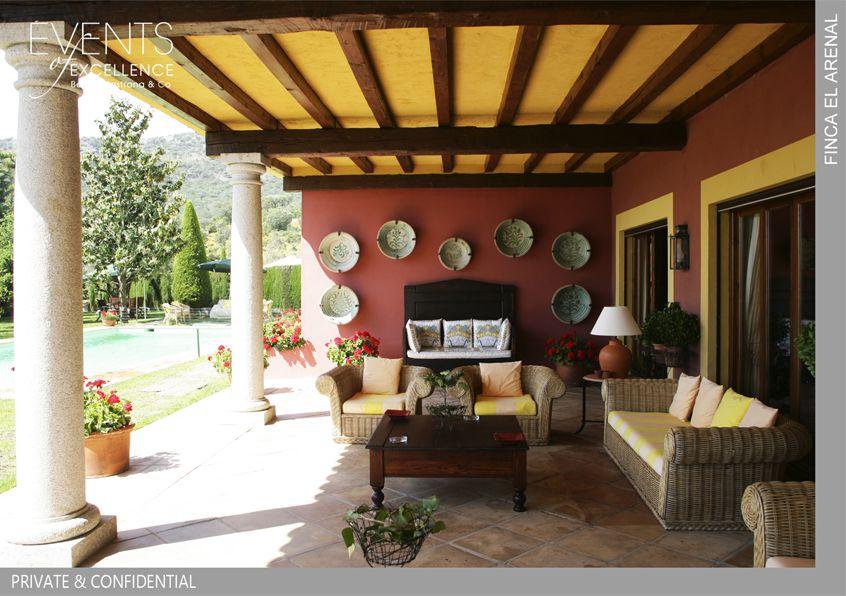 MAIN TERRACE WITH VIEWS OVER THE VILLA A TOTALLY PRIVATE VILLA IN