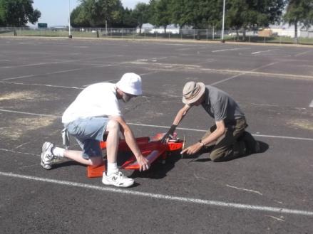 First at the Airport - August 13 Trainer Aircraft John Thompson reports - We ve been using our club trainers a bit and doing some refurbishing and talking about strategies for having planes for