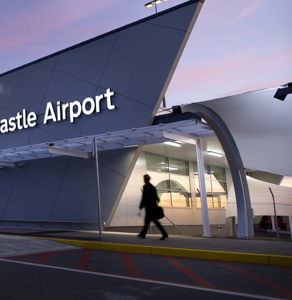 Newcastle Airport a catalyst for growth and innovation Newcastle Airport has been experiencing steady growth both in terms of destinations serviced and passenger numbers. In 2017/18, it reached 1.