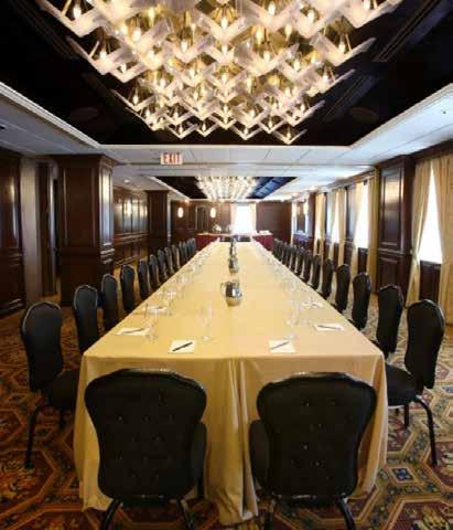 The Main Ballroom and pre-function space on the sixth floor is adaptable for any