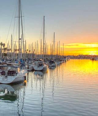 Marina del Rey s waterfront location offers unique activities including the 22-mile Marvin Braude Coastal Bike Path that stretches from Pacific Palisades to Torrance, making it easy to enjoy the