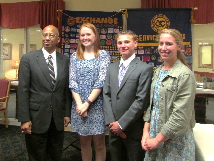 nationalexchangeclub.org Youth of the Year Banquet 2016 Col (R) Chuck Allen was the speaker for this special evening honoring the three youths from the area.