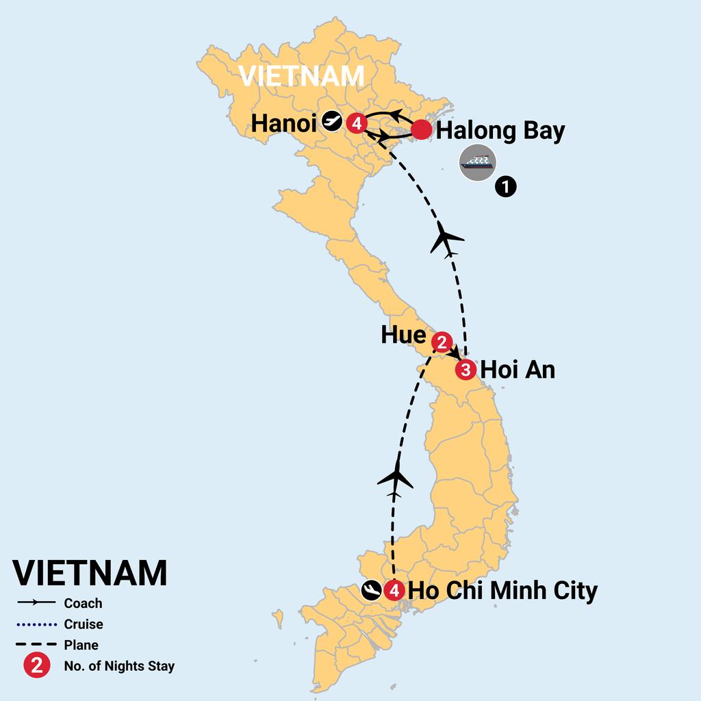 16 Day Explore Vietnam FROM $3,499 PER PERSON, TWIN SHARE Vietnam is the perfect combination of cultural