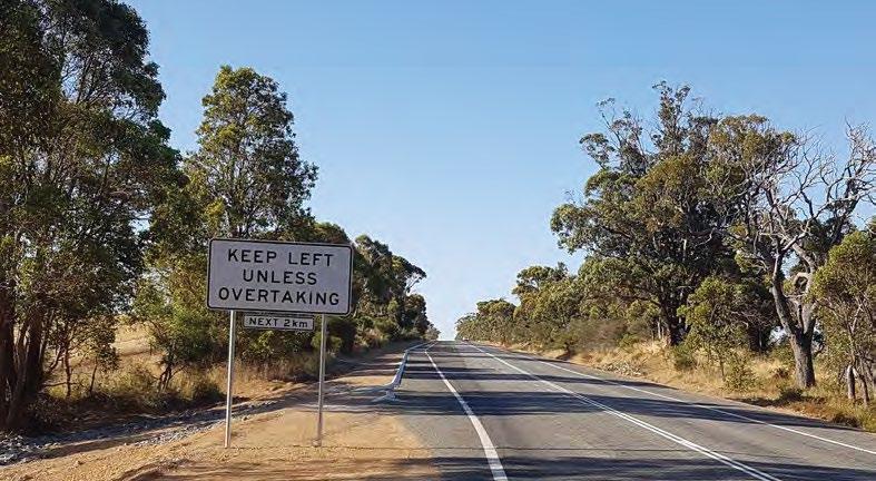 4 kilometre stretch along the Albany Highway to accommodate two separate passing lanes near Woogenellup Road and Martagallup Road.