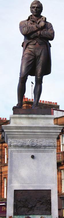 Above: Belfast Burns Association publications from the 1930s and 1940s BELFAST S BURNS STATUE In September 1893, a statue of Robert Burns by