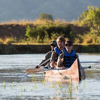 Located on the riverbank, each tent has breathtaking views and lots of wildlife roaming close by. Canoeing is a highlight to view wildlife from a unique vantage point.