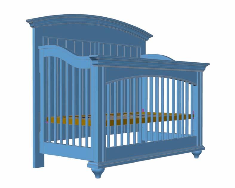 Built to Grow Crib Assembly Instructions IMPORTANT - RETAIN FOR FUTURE REFERENCE - READ CAREFULLY Model Number: BTG 2600 BTG 2800 Your little one will sleep securely in this youngamerica Crib.