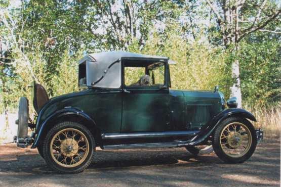 org or 541-499-1356 FOR SALE 1929 Sport Coupe Older restoration, very nice, $15,000.