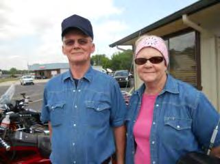 Dale Basham and LaDawnna Prestage were at the Chapter Meeting April 28 and then went on a ride with us afterwards.