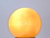 Belisha Beacons Mains Powered, Aluminium Anti-Vandal Gallery & UV Stabilised Amber Globe AmberGlo4 - Part No.