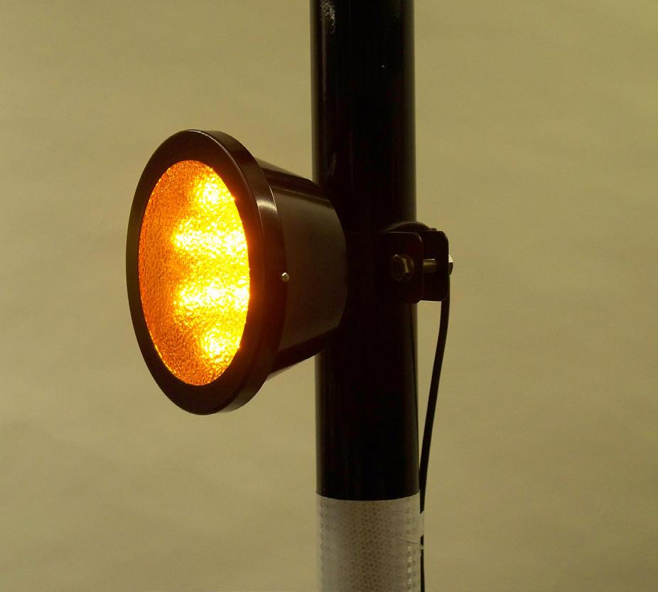 Amber Approach Beacon High visibility, low maintenance LED Designed originally for the Irish Market we have manufactured the Amber Approach Beacon to contrast our Belisha Beacon.