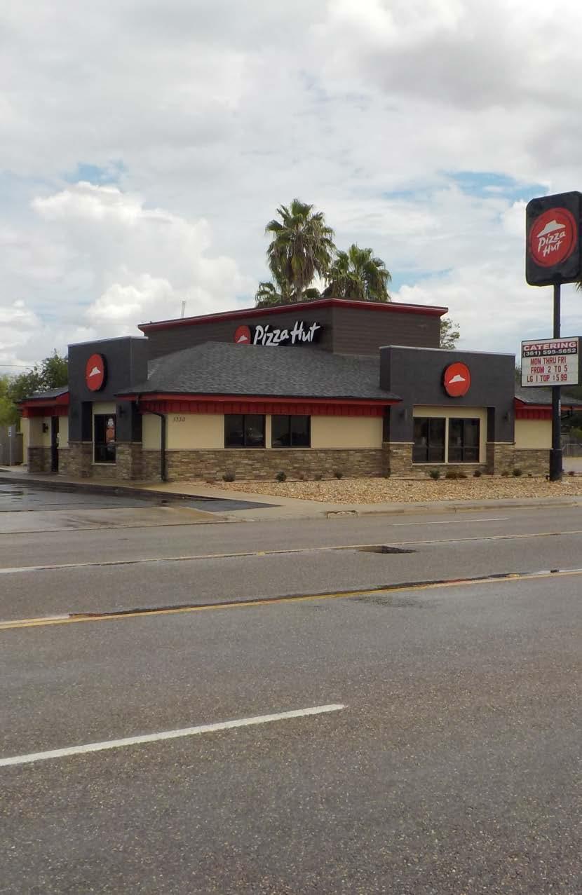 EXECUTIVE SUMMARY PROPERTY Pizza Hut Restaurant LOCATION 1330 South 14th Street, Kingsville, Texas 78363 SALES PRICE $1,900,000 CAPITALIZATION RATE 5.