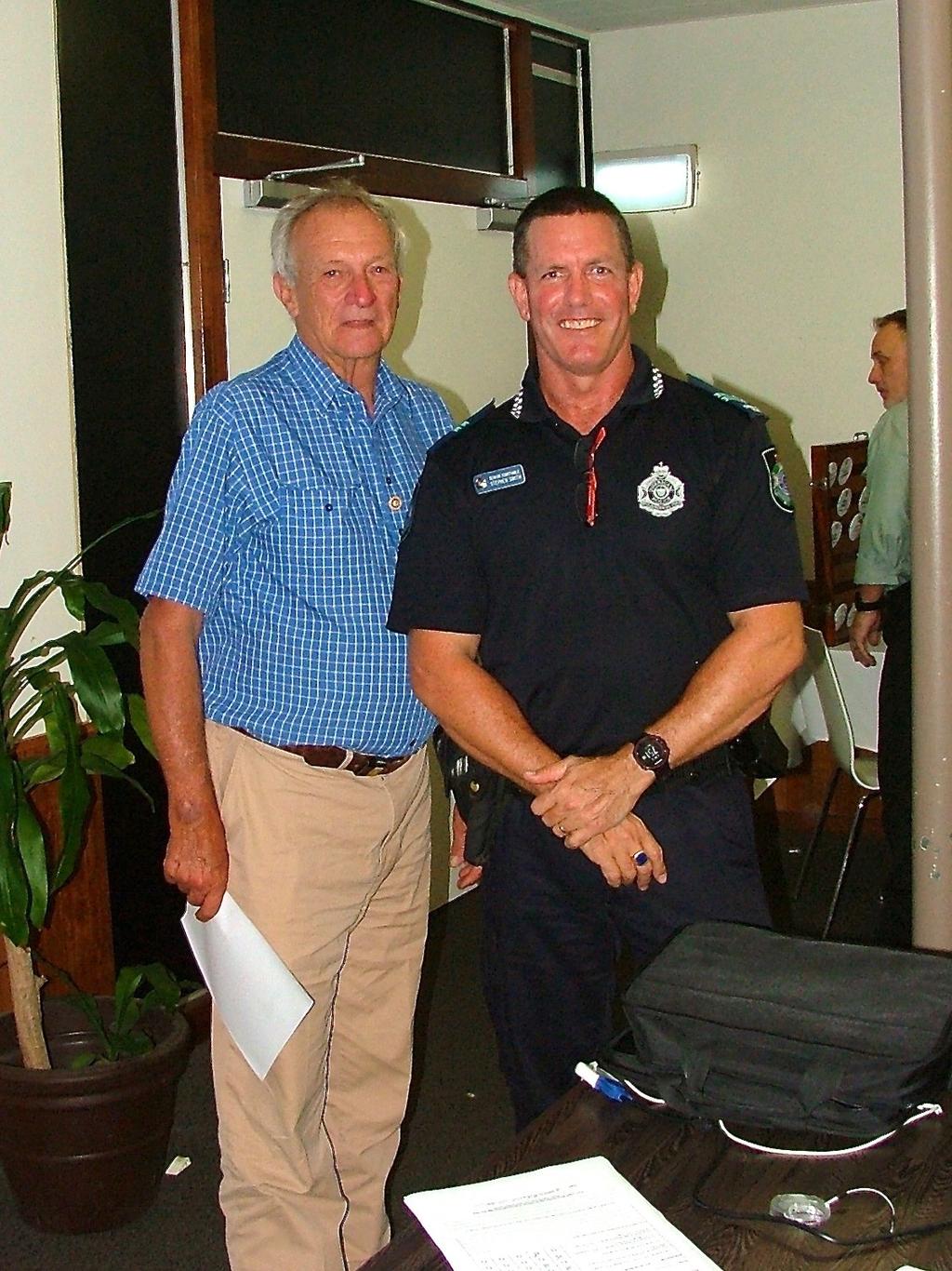 Issue 1 Wednesday, 31 August 2016 Senior Constable Steve Smith discussed the growing issues of