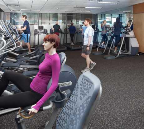 Work Life Wellness Fifth Avenue Fitness features the latest fitness technology, wellness studio,