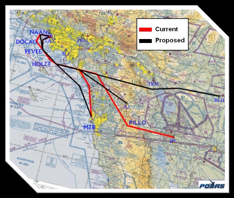 Recommendations As shown in Figure 5, the Runways 24L/R transitions have been shortened to align the procedure with current flight tracks and the IPL transition has been removed from the procedure