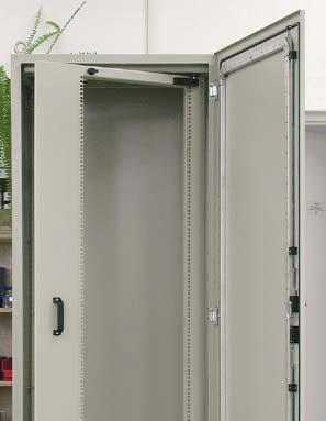 Supplementary accessories for SZE2 cabinets 19 SWING FRAME Intended for cabinets 800 mm wide. Equipped with door-stop.