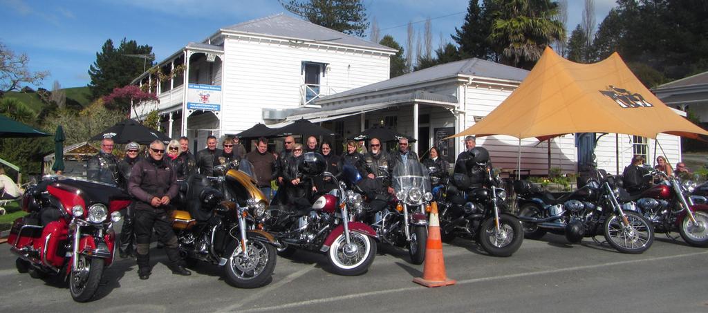 Queens Birthday Weekend, Kerikeri - May 30th - 1st June Destination Kerikeri Northland People Seventeen Distance Approx 780kms Bikes Twelve Lead Ash Tail End Charlie Chris and Brian First stop Pokeno