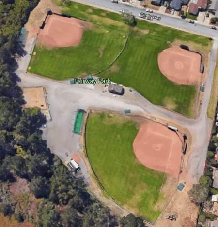 Fairway Park Cindy way & Ridgeway Dr Short description: Park consists of 3 baseball fields, 2 batting cages, playground equipment and concession stand.