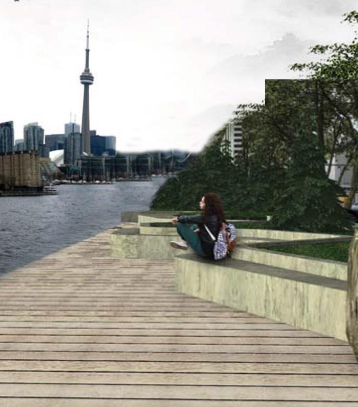 Artist Rendering Dock Walls PROJECT 3: DOCK WALL ENHANCEMENT ALONG WESTERN GAP Repair of dock wall and design and
