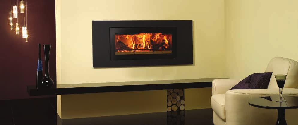 STUDIO STEEL HIGH EFFICIENCY UP TO 80% STUDIO CASSETTE FIRES Studio 2 Steel in Metallic Black The Studio Steel is for those with large spaces who wish to create a greater presence with their choice