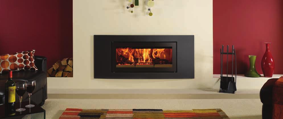 STUDIO VERVE HIGH EFFICIENCY UP TO 80% Studio 2 Verve in Metallic Black STUDIO CASSETTE FIRES The Verve adds a curved 3D frame to the Studio fire range.