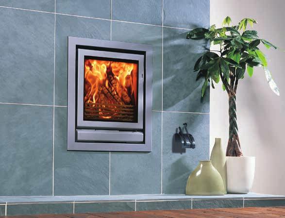 RIVA CASSETTE FIRES & STOVES FURTHER INFORMATION Riva 55 with handle removed, and standard 4 sided frame both in
