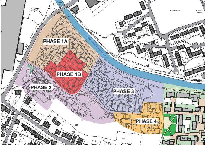 Phasing Plan Our client has removed all affordable provision away from phase 1 of the scheme, as defined on the Phasing Plan, for the first phase of the scheme encompassing 58 houses.