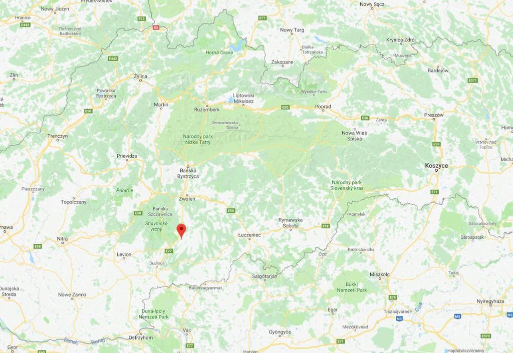 NEWS On December 18, 2017 study visit to ruined fort Bzovík, Slovakia, took place. Slovakia Location of Bzovík (source: maps.google.