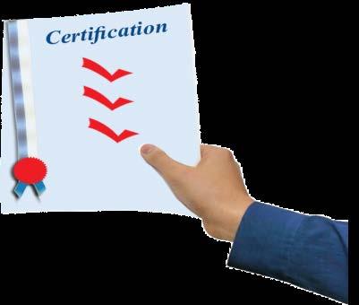 BEDEK - Approvals & Certifications Israel Civil Aviation Administration (CAA) # 01 International Standards Organization ISO 9001,