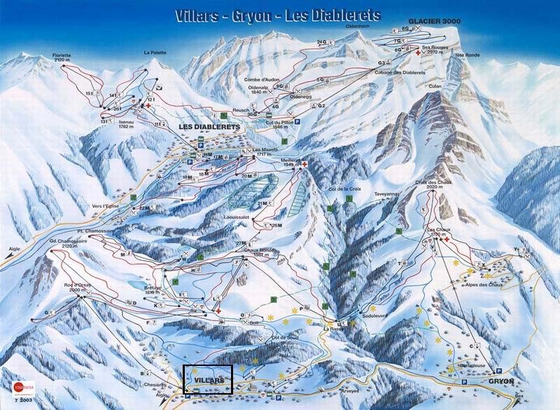 Villars 220km of pistes and modern lifts Page