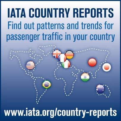 TRAFFIC GROWTH BY MAJOR ROUTE The major areas of weakness in international air travel are concentrated on markets connected to a number of key emerging economies.