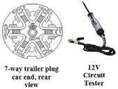 Wiring to operate your brakes must be the same size in both the tow vehicle and RV (the RV brake wiring is 12-gauge wire).