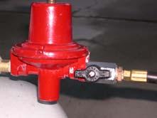 Return the propane tank valve to its OFF position and make sure the hex fitting is tightly connected to the tank and the regulator is in its OFF position. 18.