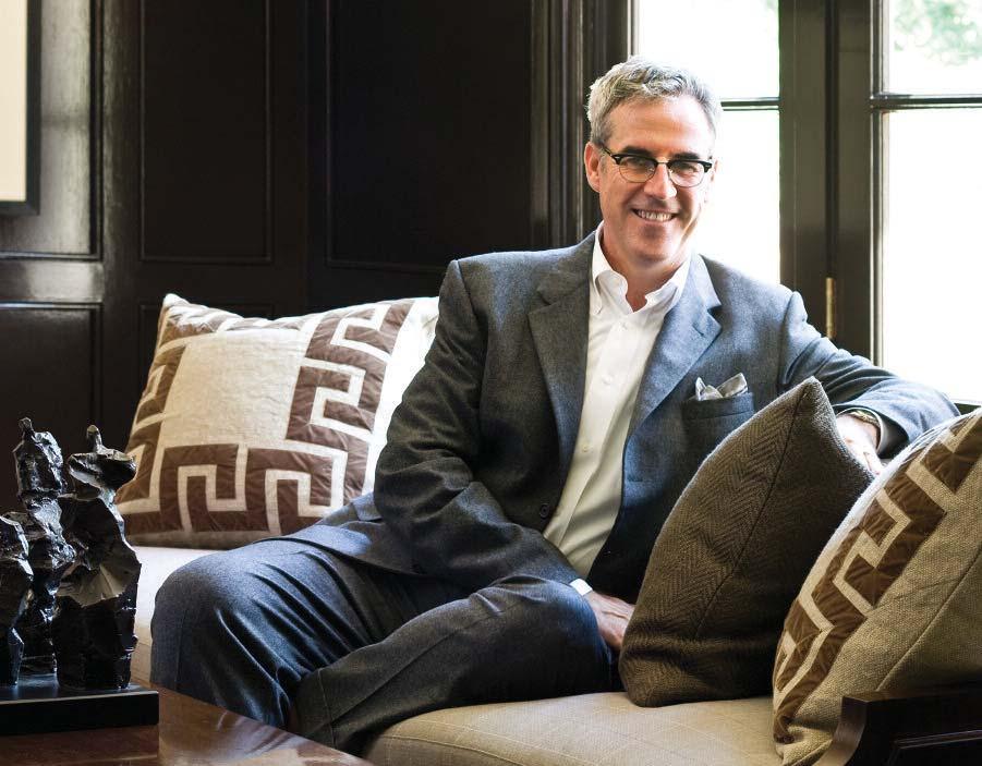 Robert Brown, well-known in the fashion and textile industry for creating smart, sophisticated interiors, brings his focus on tradition and modern spirit to his new furniture collection for MacRae.