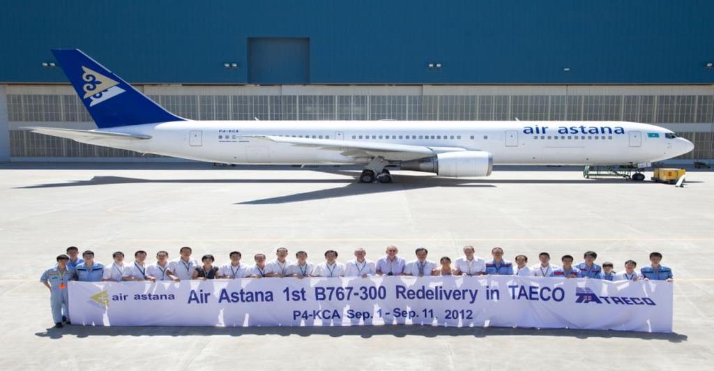 Partnership between Air Astana and HAECO XMN